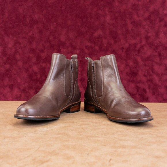 David Tate Women Luxe Wide Fit Arch Support Zip Ankle Chelsea Boots sz 10 - Picture 3 of 8